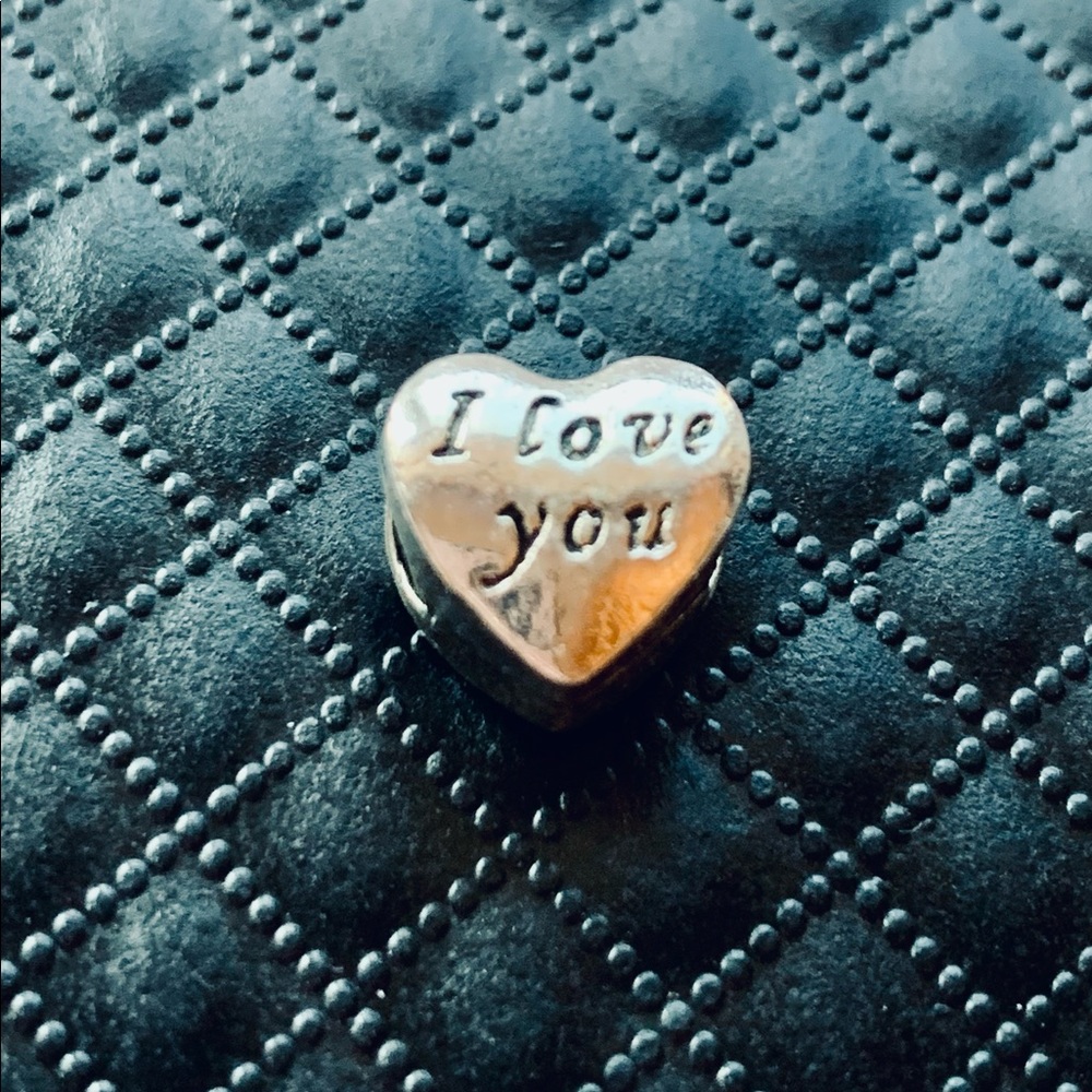 I love You Heart European Bracelet Charm